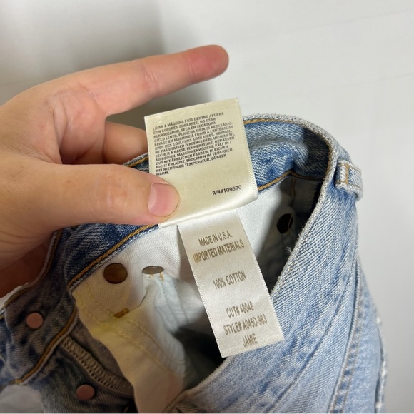 Agolde Jamie Button Fly Jean Size 26 - Picture 10 of 10